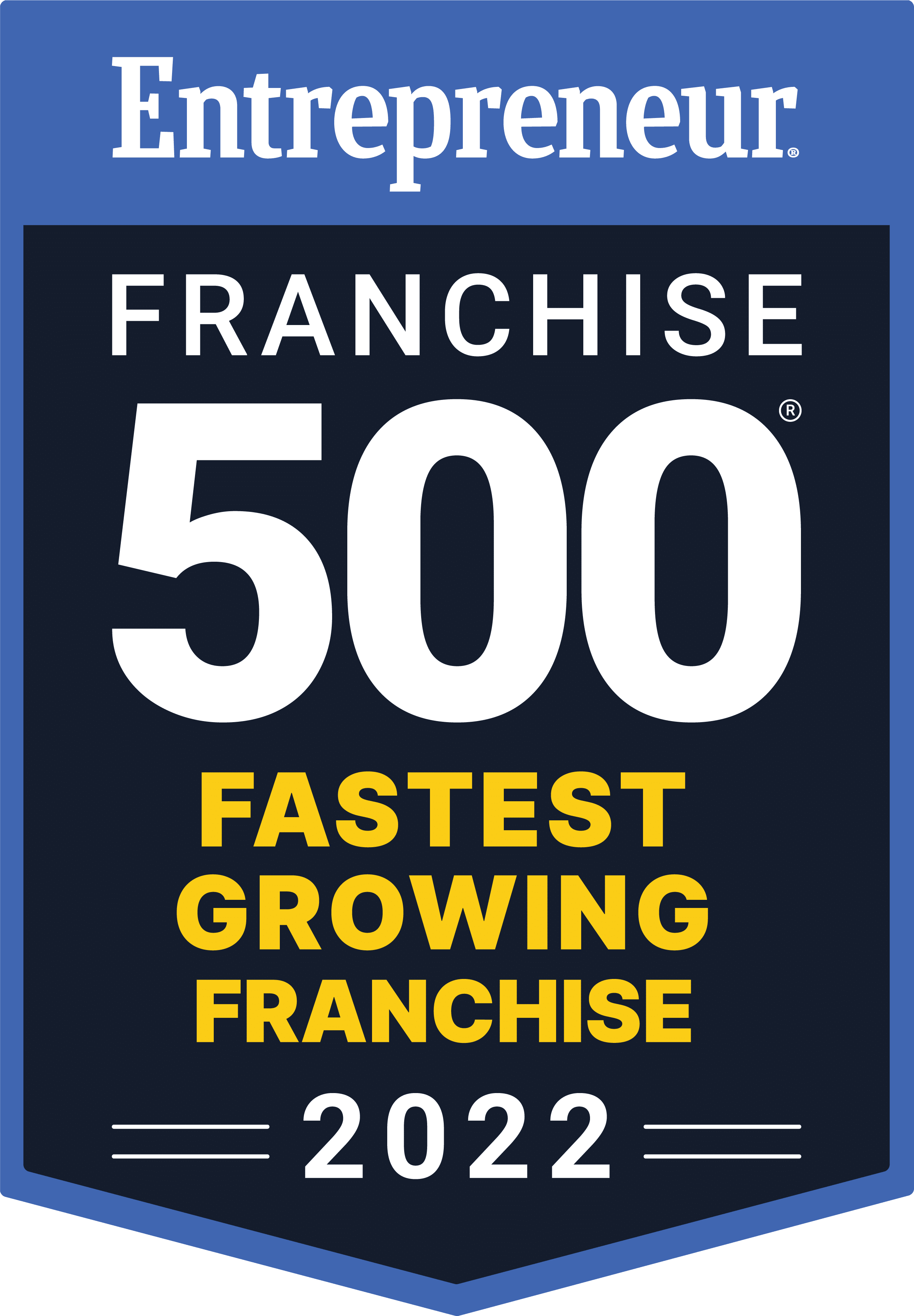 F500_Badge_2022_Fastest_Growing Entrepreneur Fastest Growing Franchise 2022